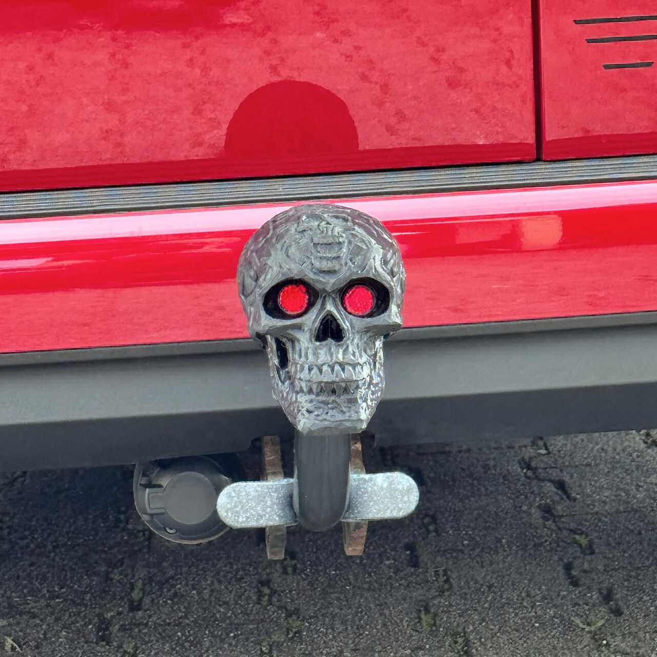 Kupplungsabdeckung Totenkopf