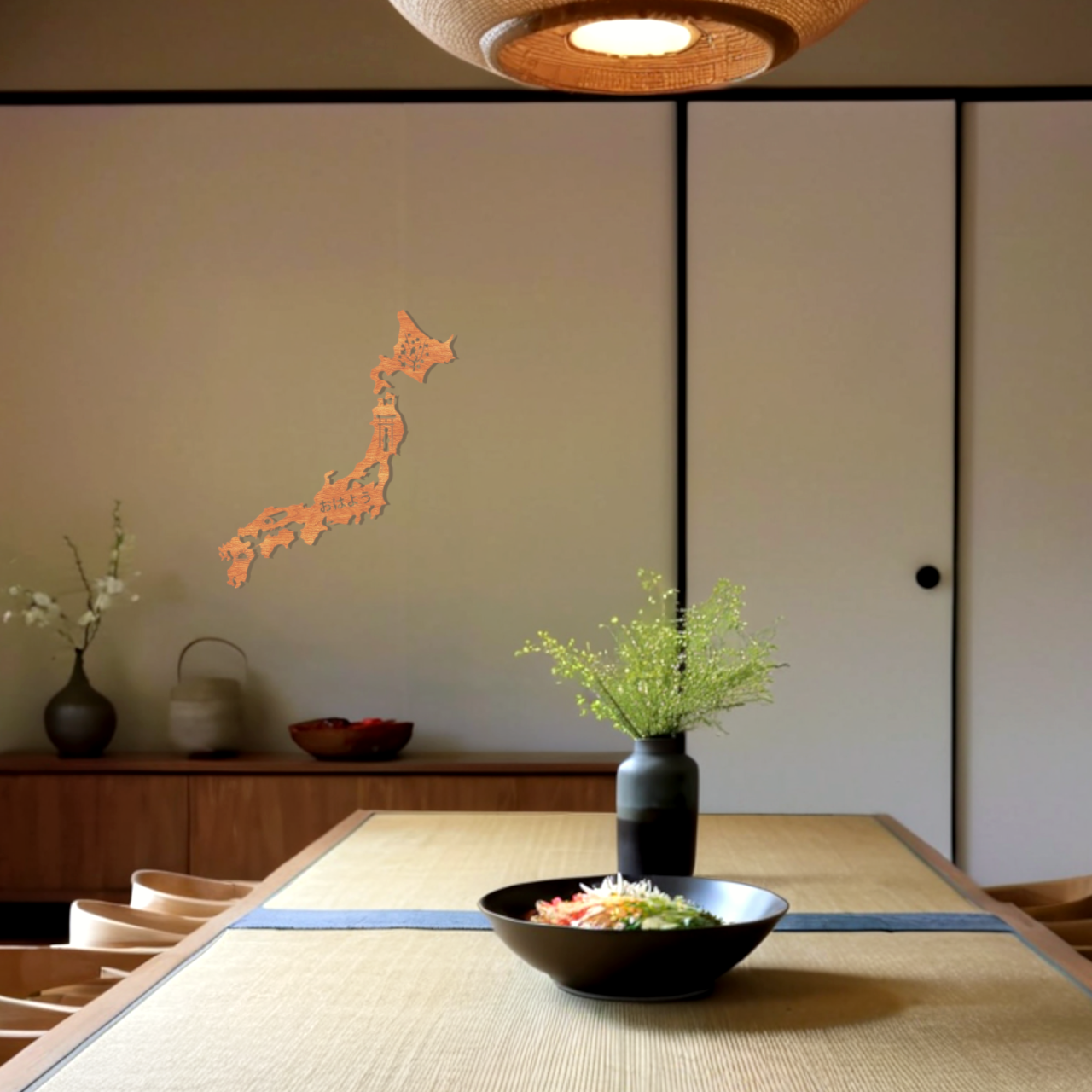 Japan Landkarte Wandtattoo